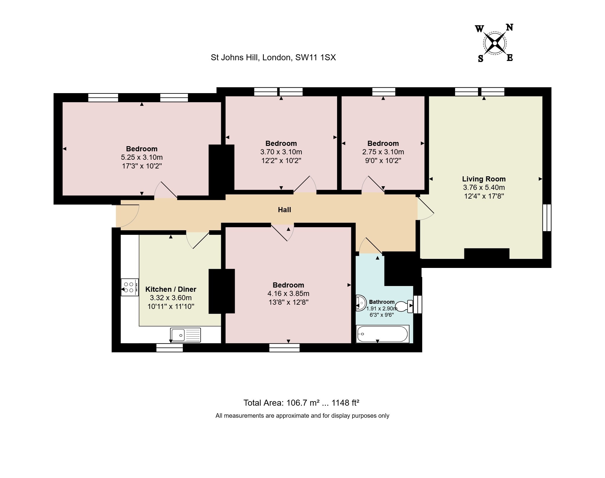 St John's Hill floorplan